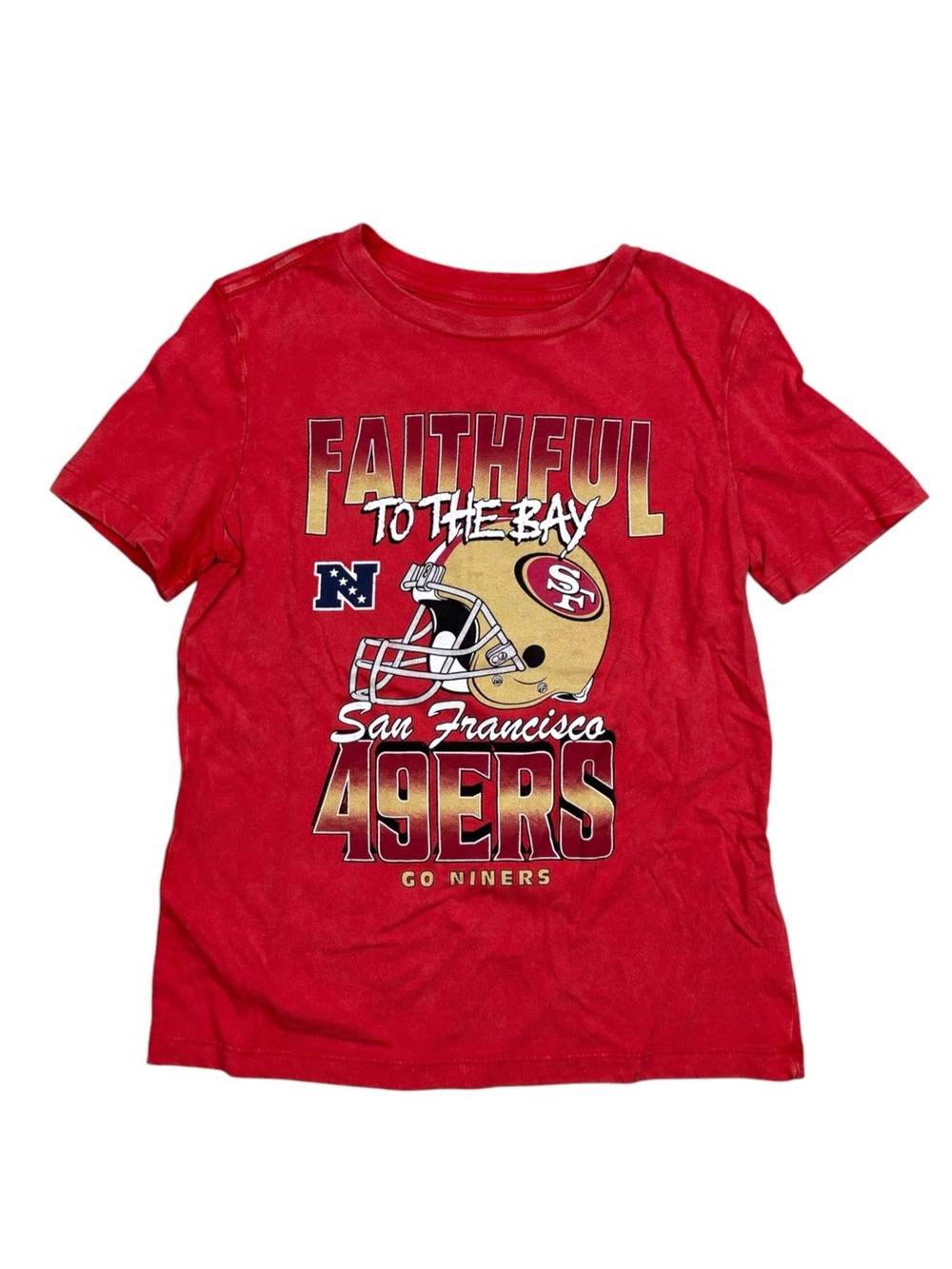San Francisco 49ers Short Sleeve Shirt Size 8